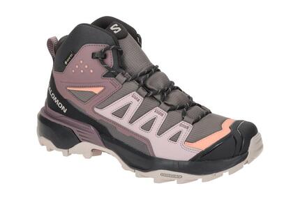 Salomon X Ultra 360 Mid Schuhe grau lila GORE-TEX
