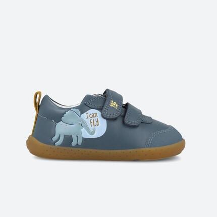 Zapatillas Barefoot Niño Garvalín 251313A Azules Cierre Adherente