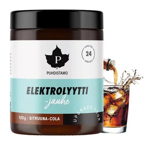 Elektrolit citrom-cola ízű italpor, tégelyes 2/6