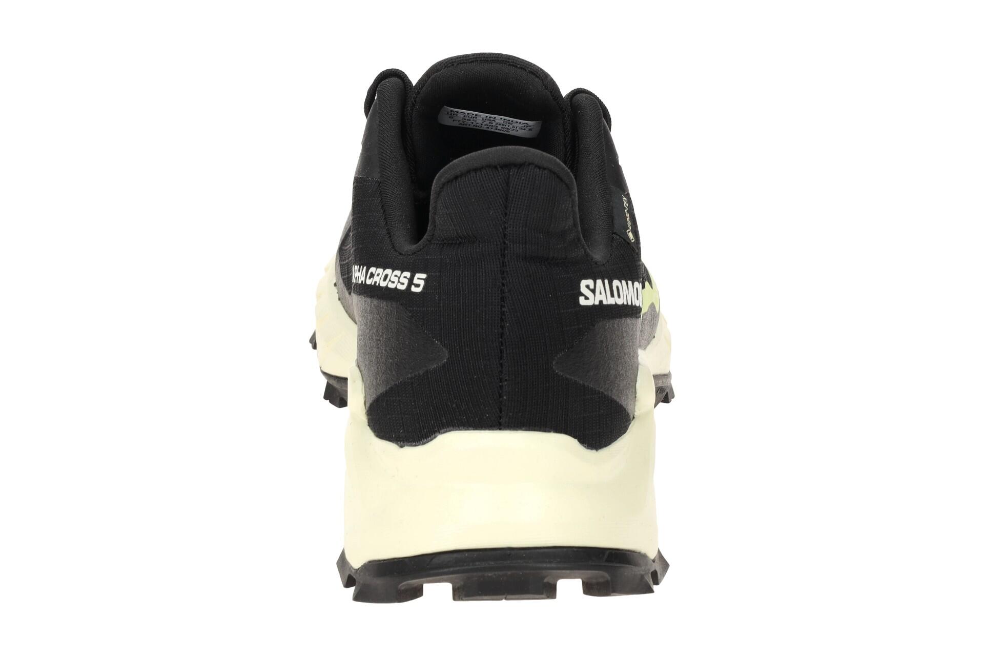 Salomon Alphacross 5 GTX Schuhe schwarz gelb GORE-TEX 474606 5/7
