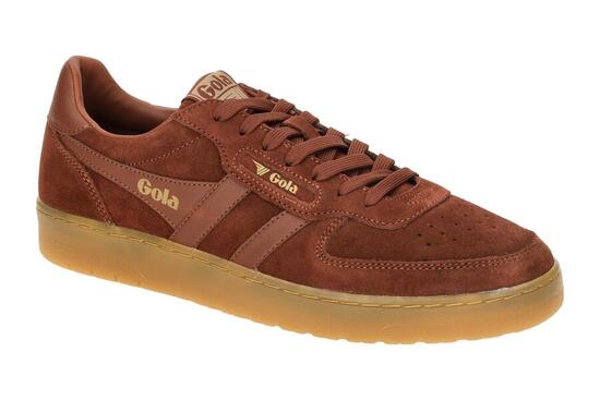Gola HAWK SUEDE 86 Herrenschuhe - Sneakers - Halbschuhe rot Freizeit NEU