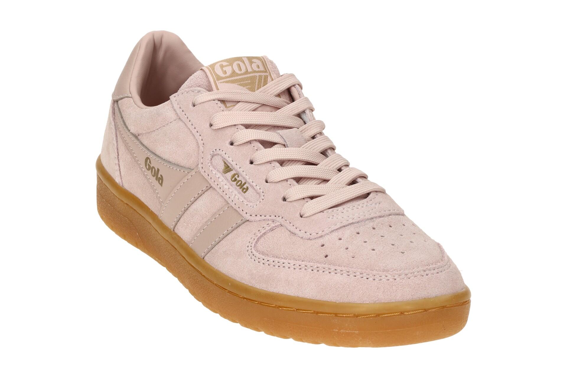 Gola Hawk Suede Schuhe Sneakers rosa Damen CLB571 3/7