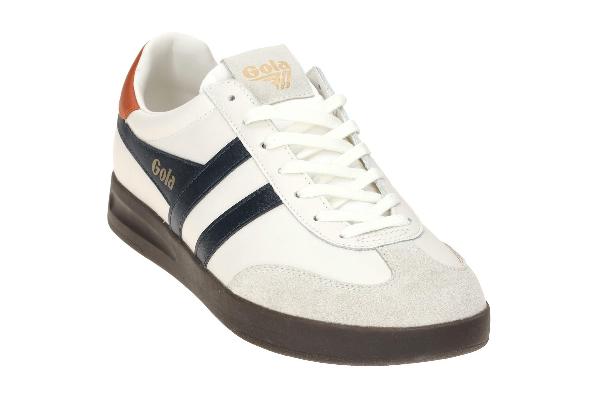 Gola Cyclone Schuhe Sneakers weiß blau Herren CLB743 3/7