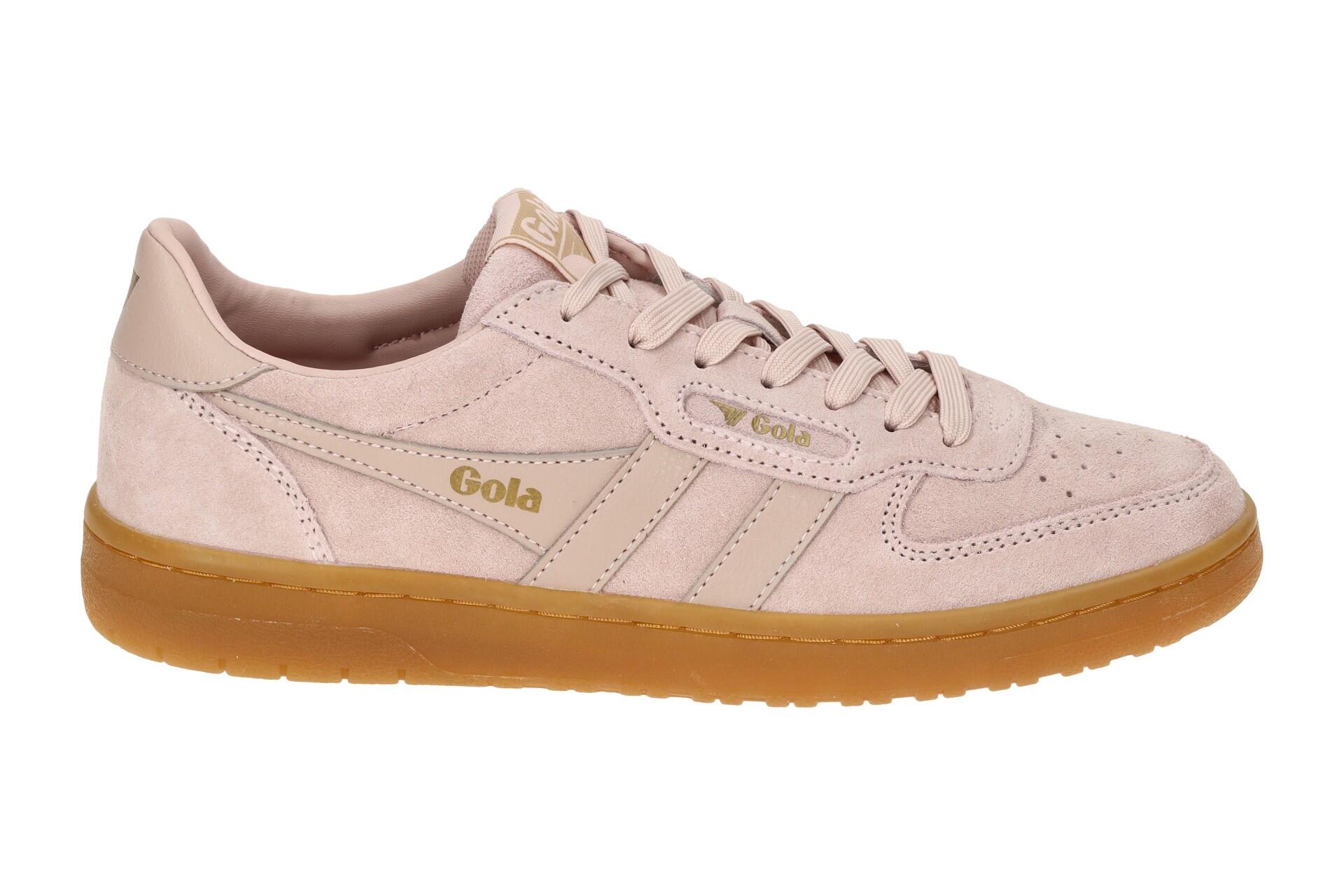 Gola Hawk Suede Schuhe Sneakers rosa Damen CLB571 2/7