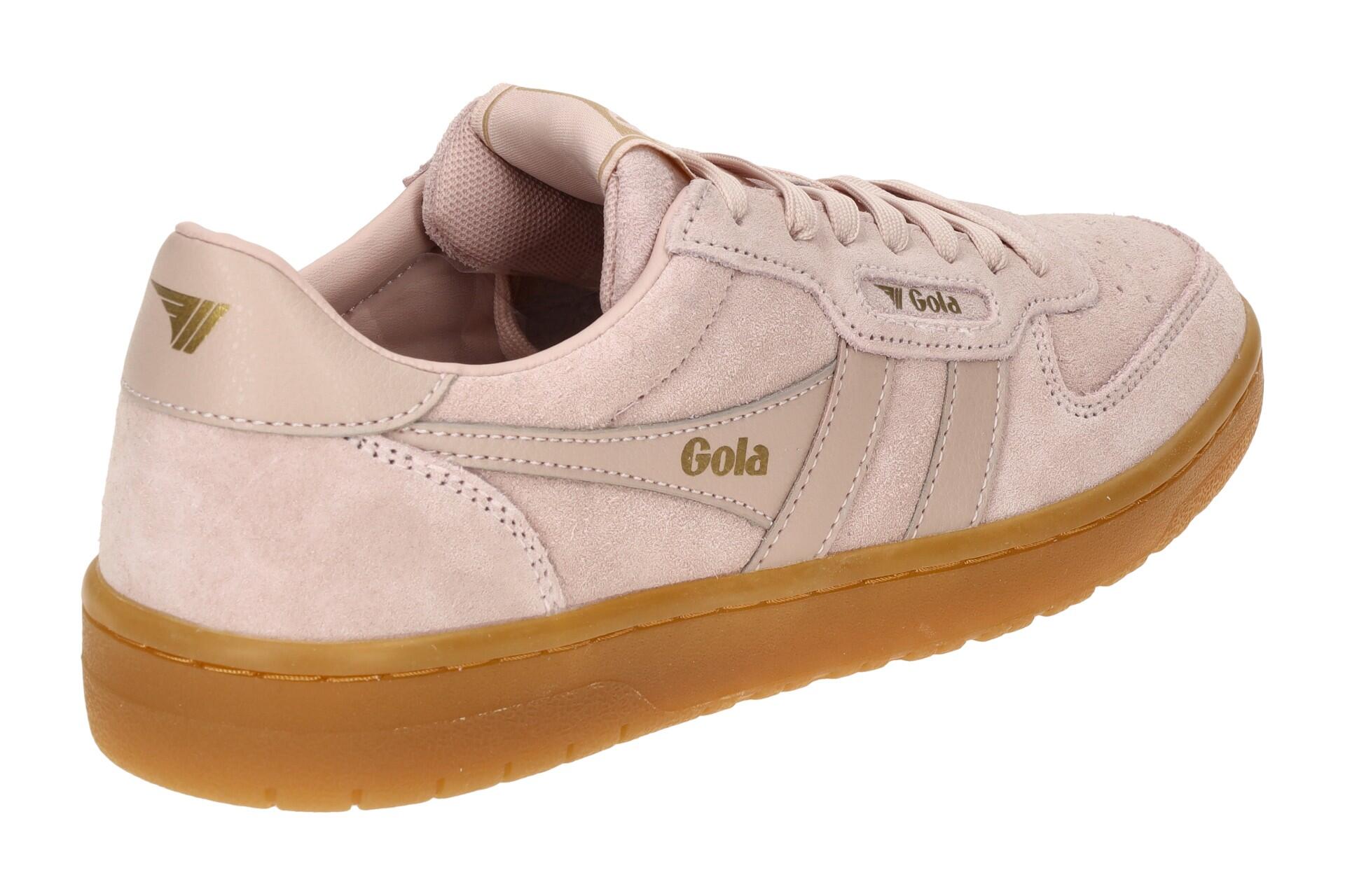 Gola Hawk Suede Schuhe Sneakers rosa Damen CLB571 4/7