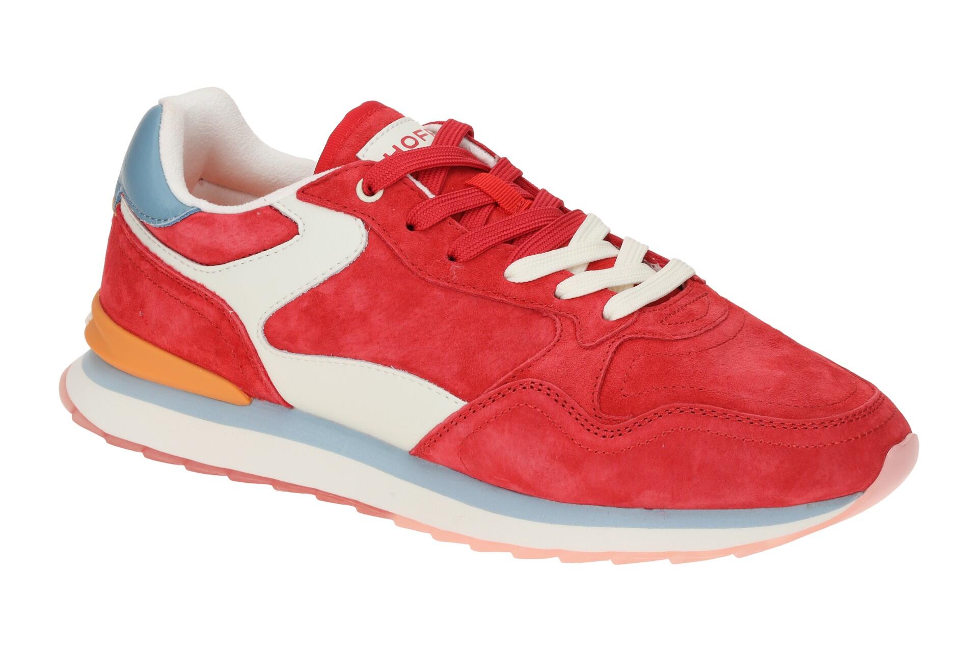 Hoff Rubeus Men Schuhe Sneakers rot Leder 22402610 1/7