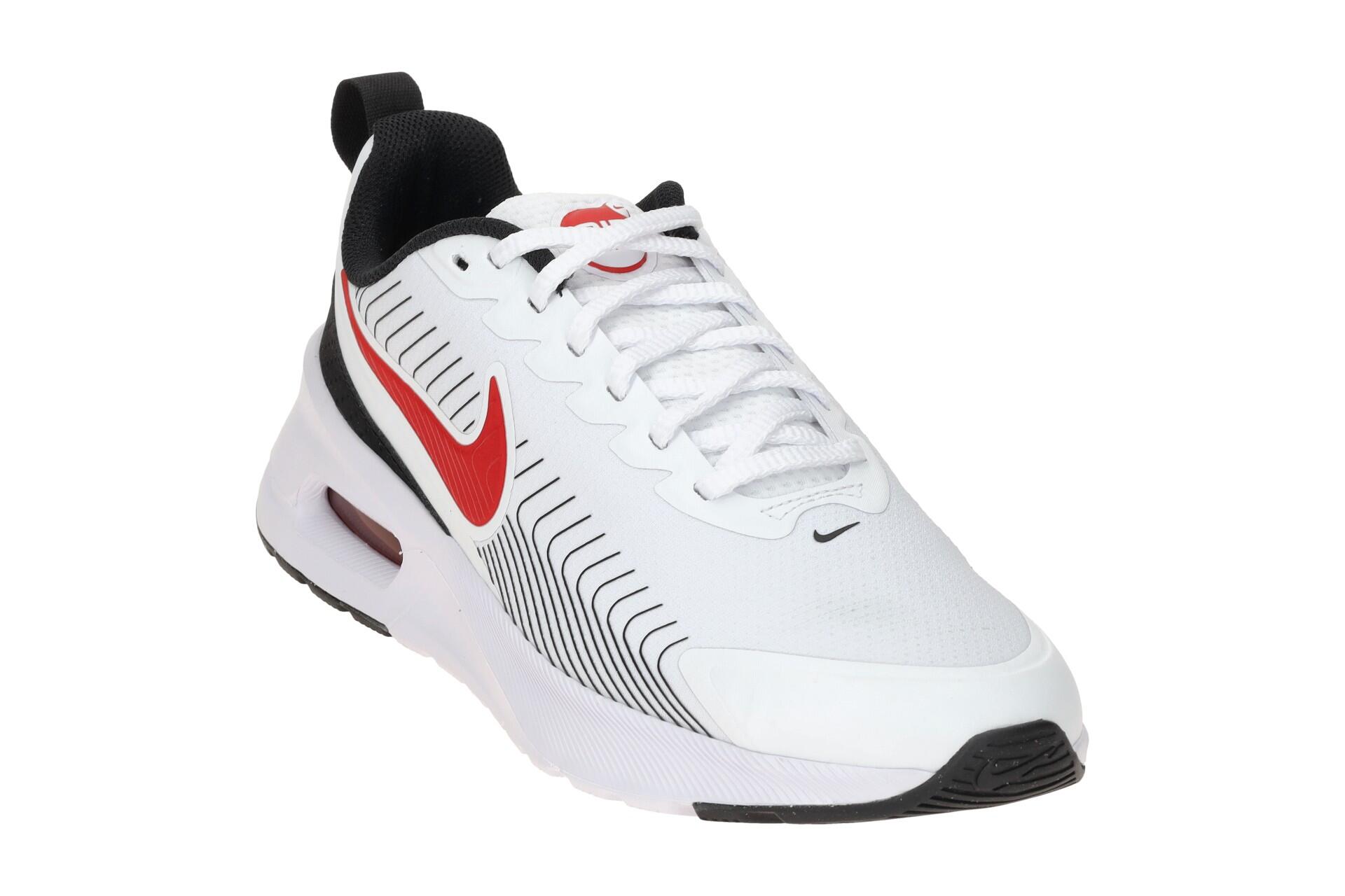 NIKE AIR MAX Nuaxis Schuhe weiß rot Herren Trainer 3/7