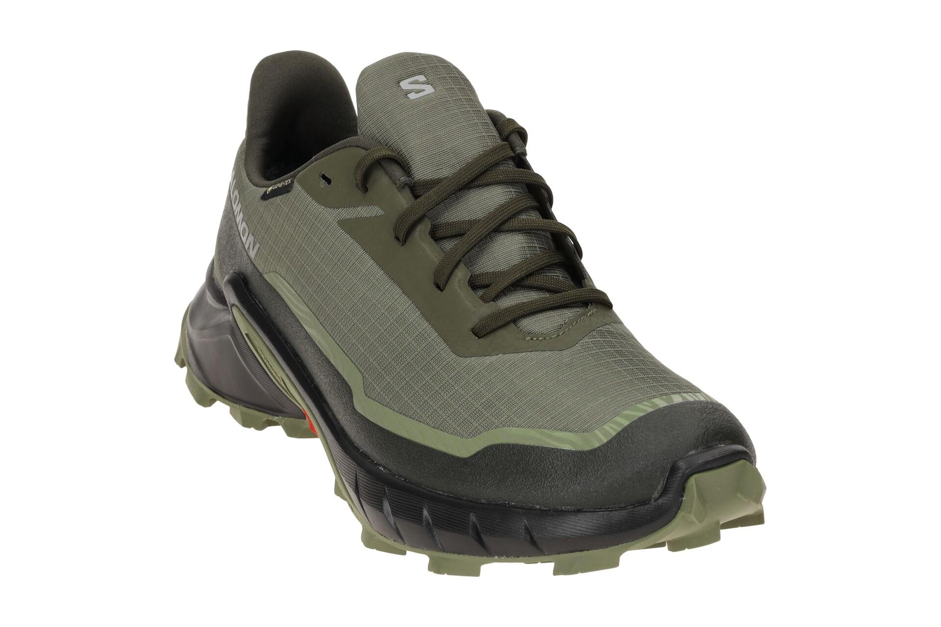 Salomon Alphacross 5 GTX Schuhe grün olive GORE-TEX 473103 3/7