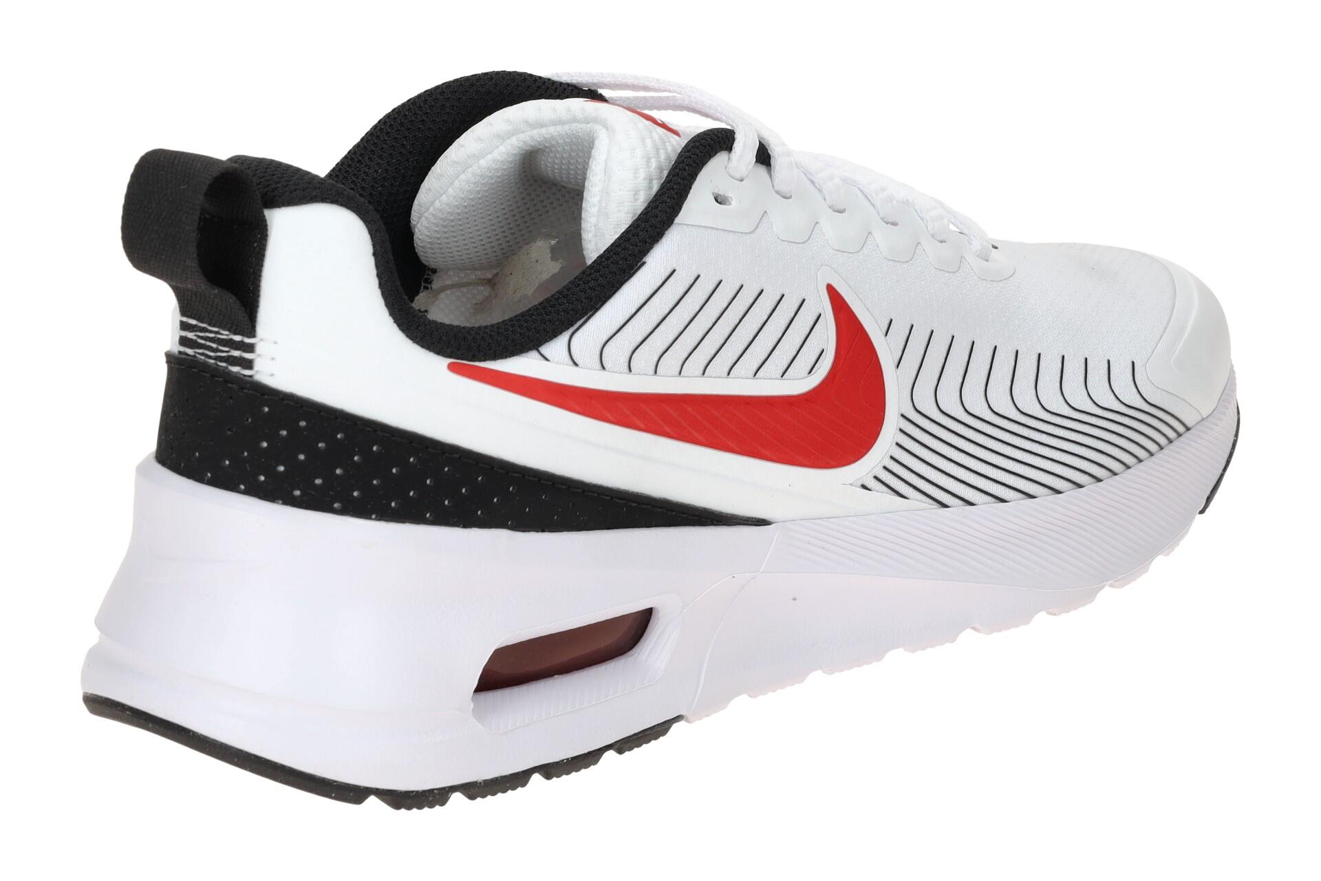 NIKE AIR MAX Nuaxis Schuhe weiß rot Herren Trainer 4/7