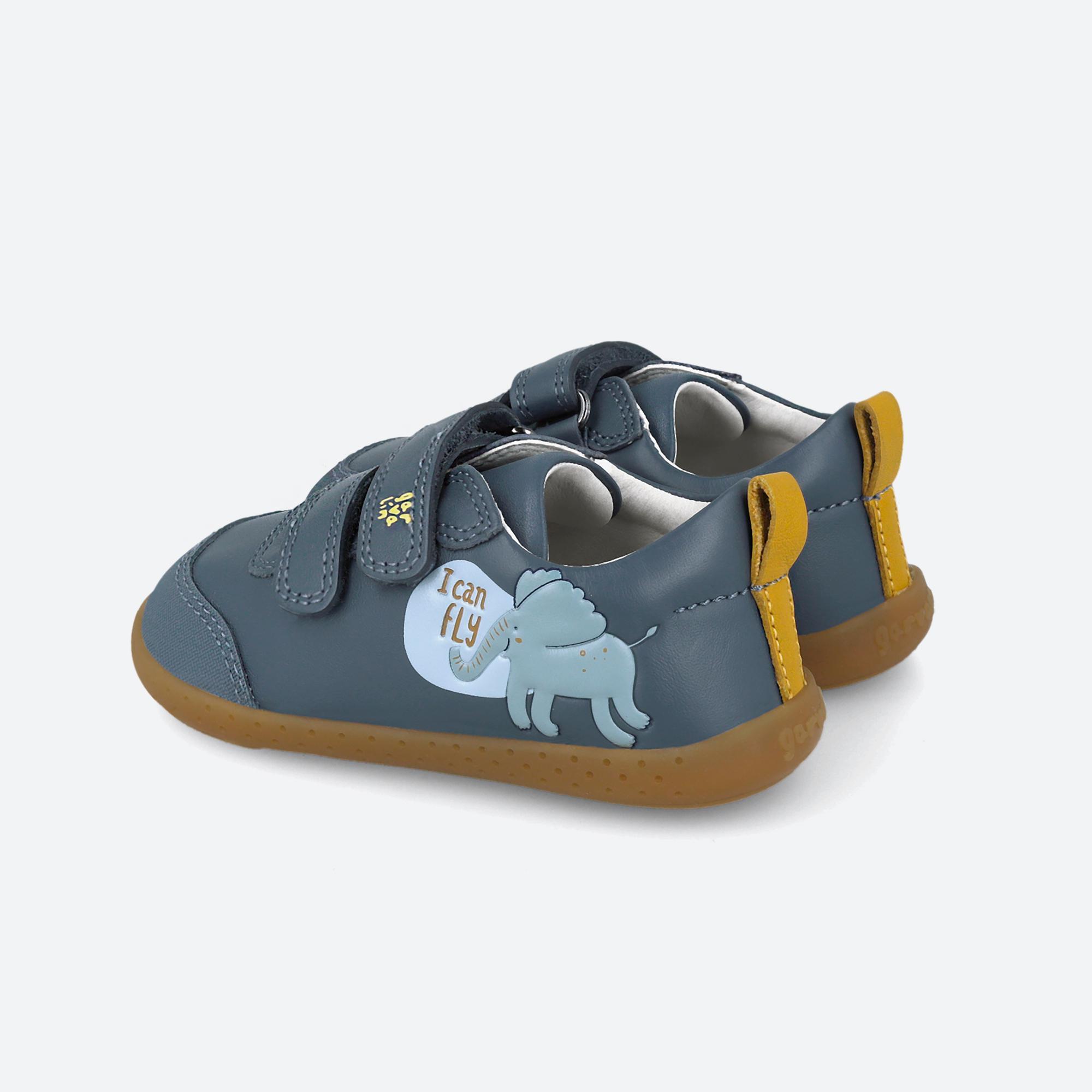 Zapatillas Barefoot Niño Garvalín 251313A Azules Cierre Adherente 5/7