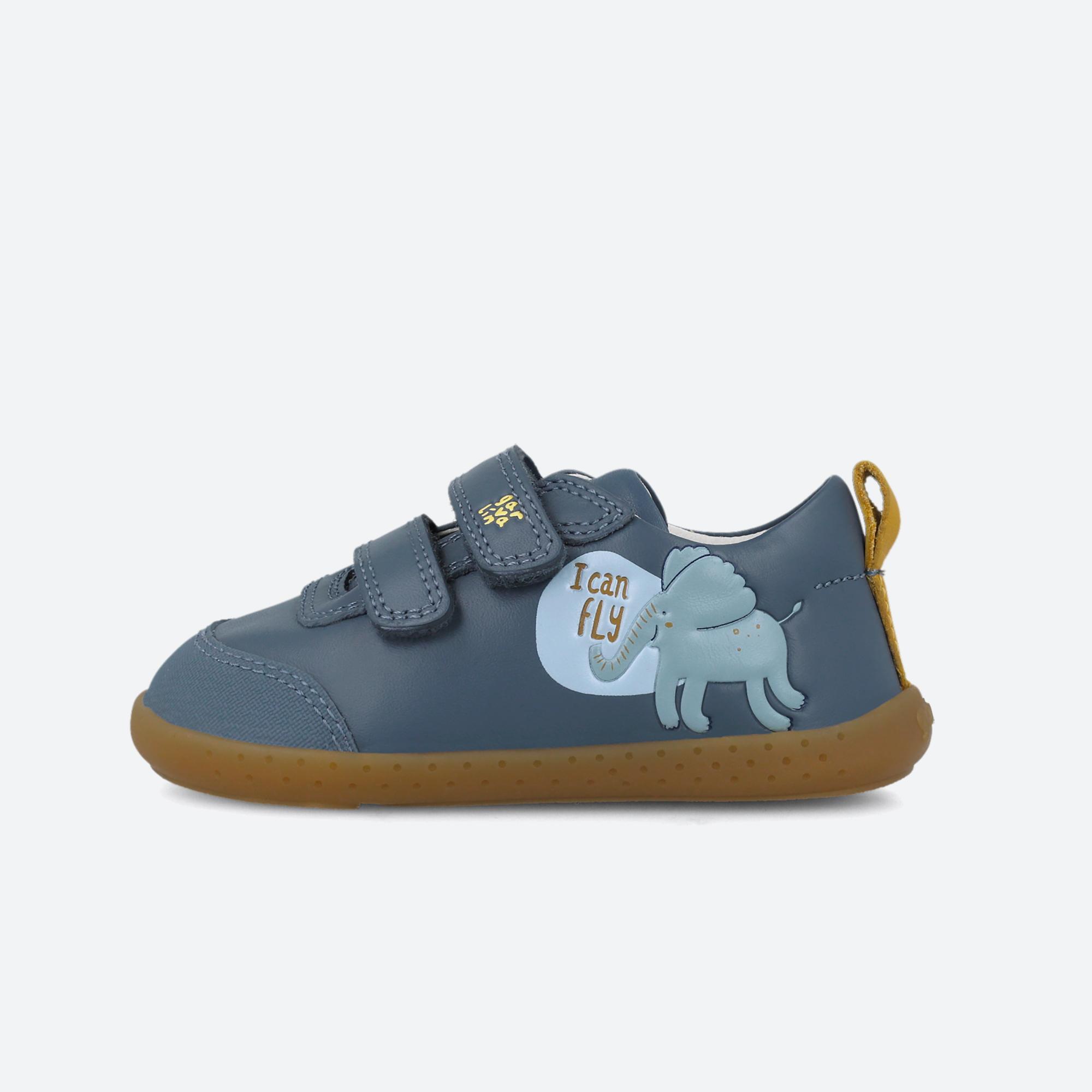 Zapatillas Barefoot Niño Garvalín 251313A Azules Cierre Adherente 6/7