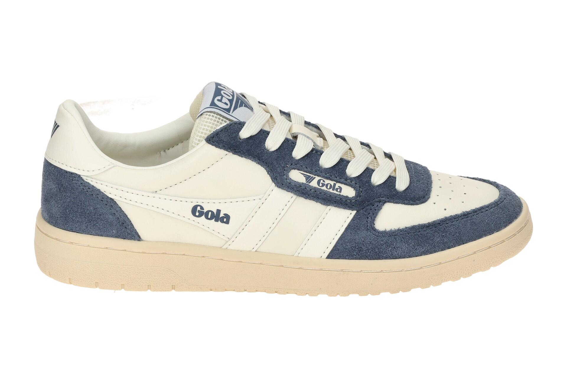 Gola Hawk 89 Schuhe Sneakers weiß blau Damen CLB760 2/7