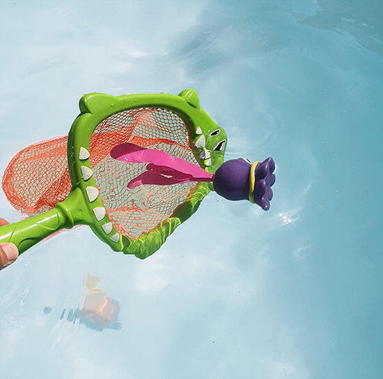 SOFTEE Rete da pesca acquatica con 2 pesci