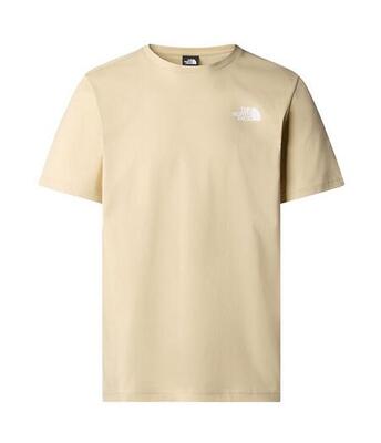 THE NORTH FACE T-SHIRT SHORT SLEEVES REDBOX UOMO NF0A87NP3X4 BEIGE