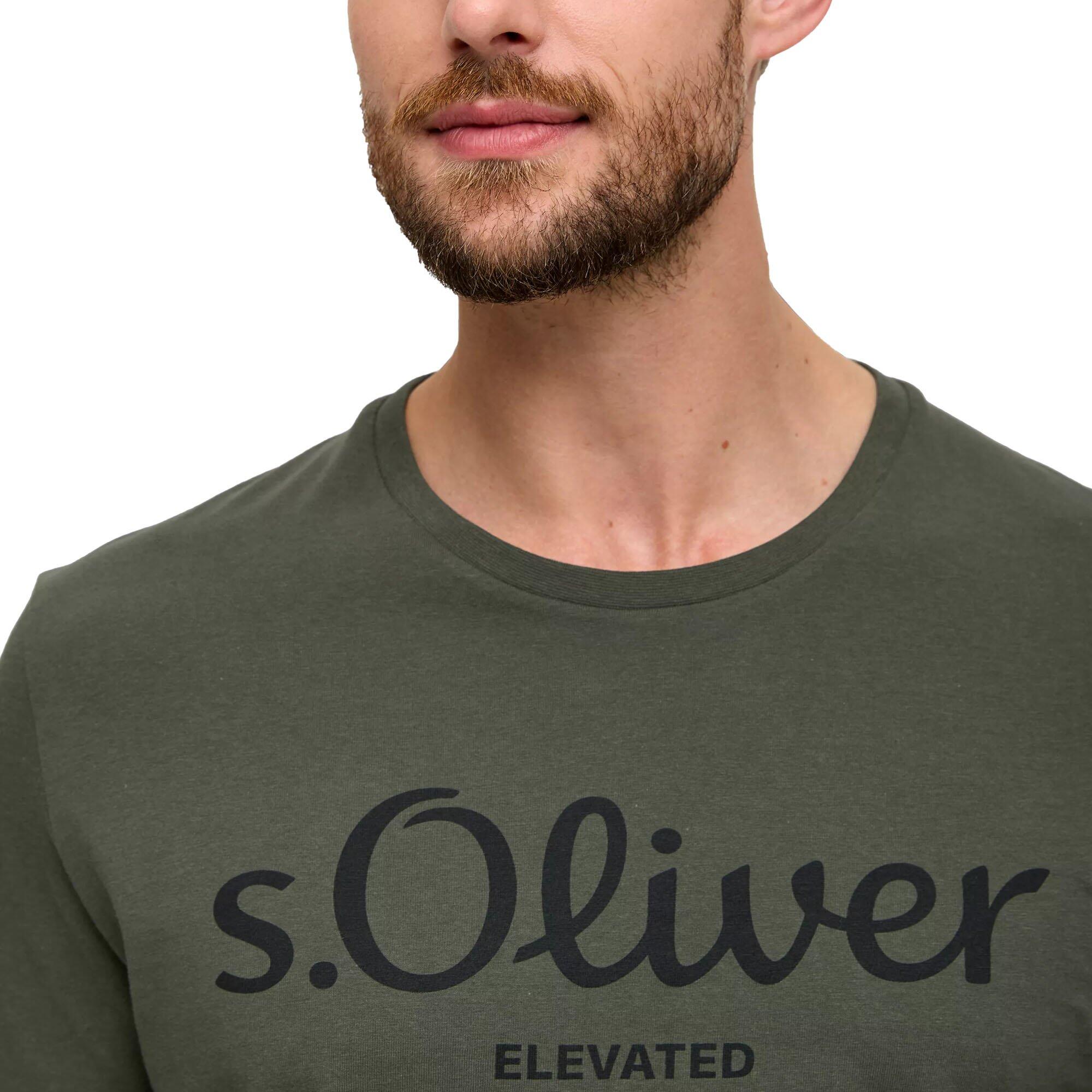 T-Shirt Herren 1er Pack Bequem sitzend-Logo T-Shirt 5/5