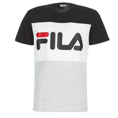 T-shirt Fila Flat Matte da Uomo Grigio/Nero
