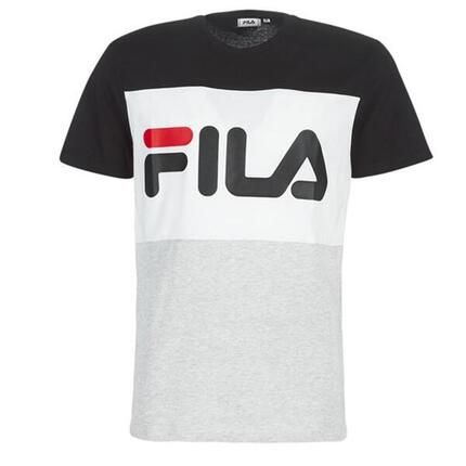 Camiseta Fila Flat Matte para hombre gris y negra