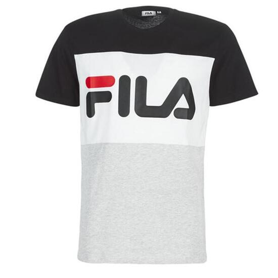 Camiseta Fila Flat Matte para hombre gris y negra