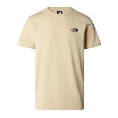 The North Face t shirt maniche corte uomo Simple Dome NF0A87NG3X4 gravel BEIGE