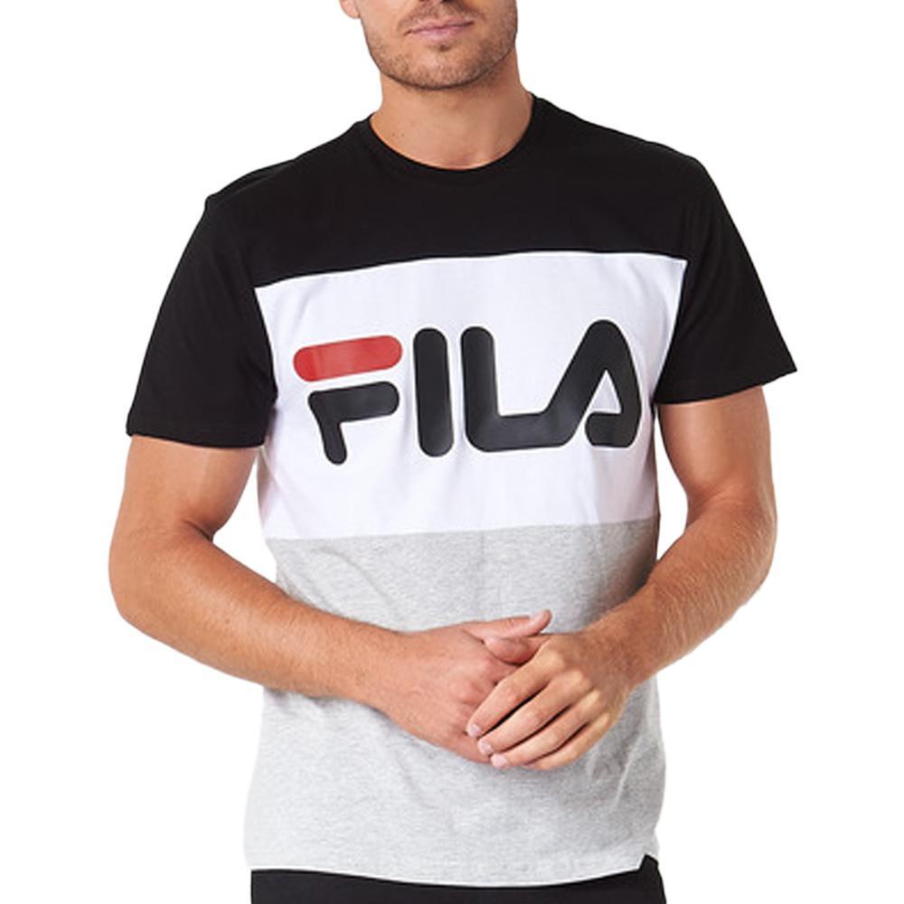 T-shirt Gris/Noir Homme Fila Flat Matte 2/2