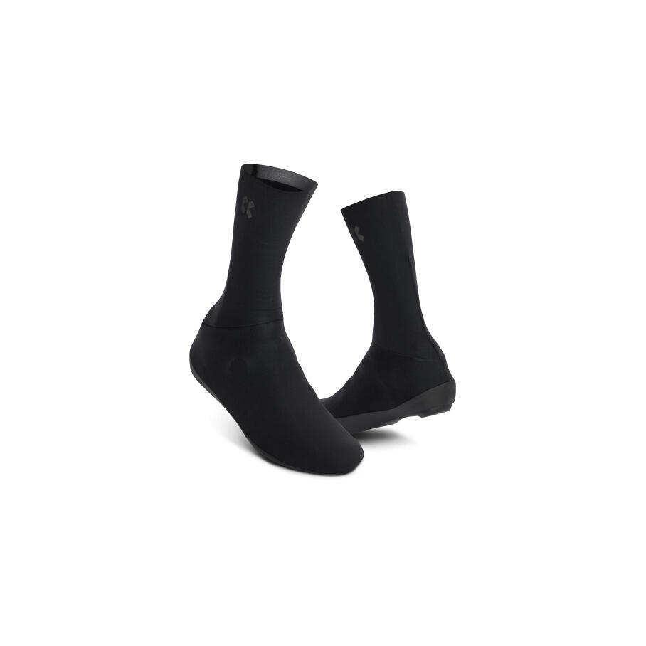 Couvre-chaussures vélo imperméables taille L noir et blanc - Équipements vélos