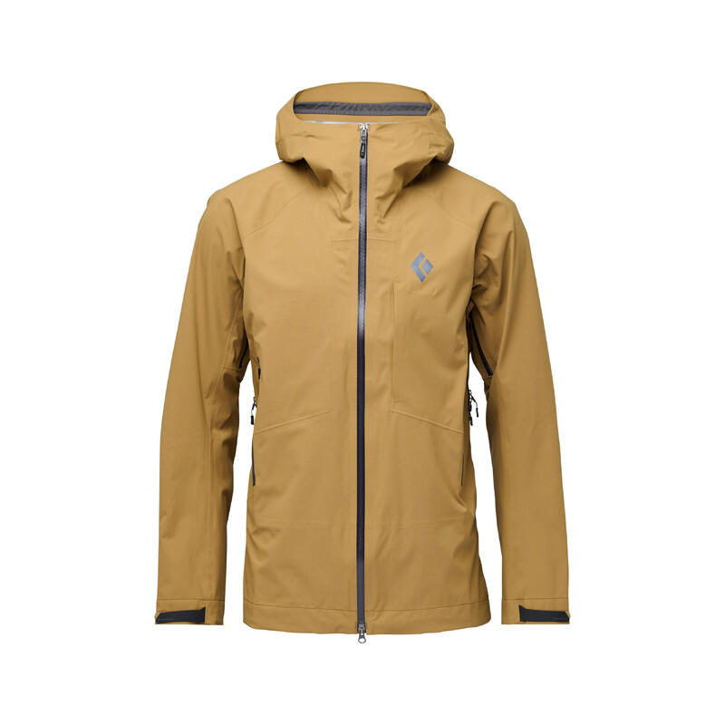 Veste Imperméable Femme Black Diamond Highline Stretch - Technologie BD.dry, Coupe-vent, Respirante