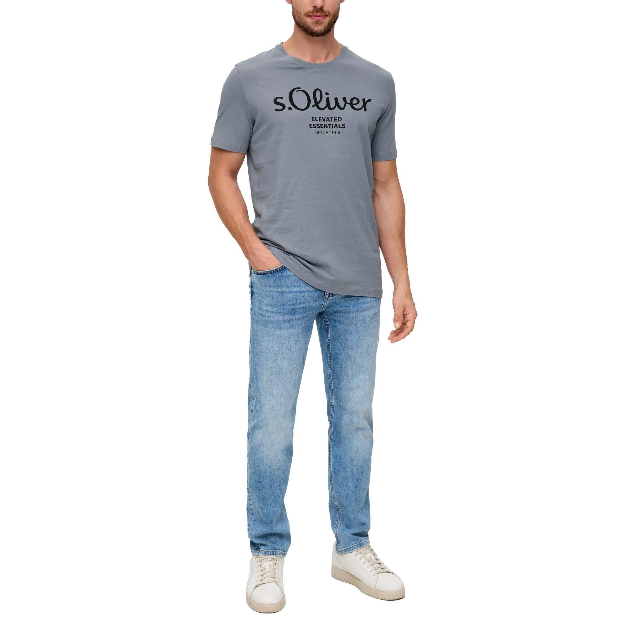 T-Shirt Herren 1er Pack Bequem sitzend-Logo T-Shirt 3/5