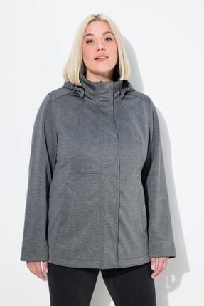 Damen HYPRAR Softshelljacke wasserabweisend Kapuze 2-Wege-Zipper