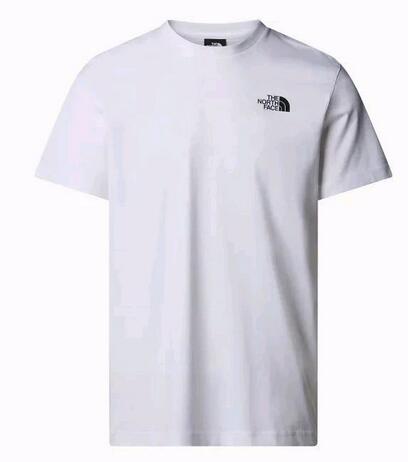Maglietta da uomo The North Face Vertical Bianco