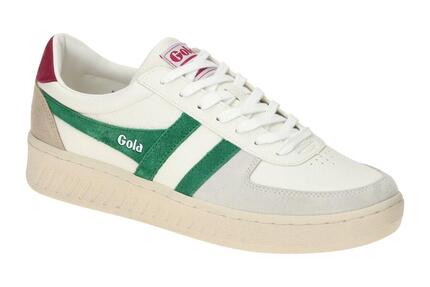 Gola Grandslam Trident Schuhe Sneakers weiß grün rot CLA415