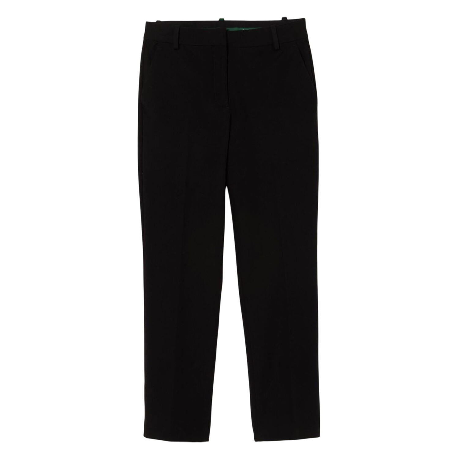 LACOSTE Womens/Ladies Cotton Stretch Slim Chinos (Black)