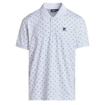 Polo Fila Hart Faded para Hombre Blanco