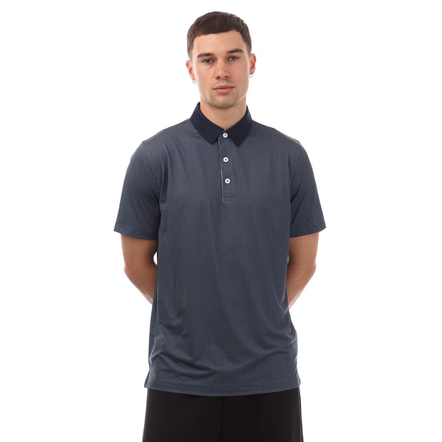 PUMA Mens Mattr Circular Polo Shirt (Navy)
