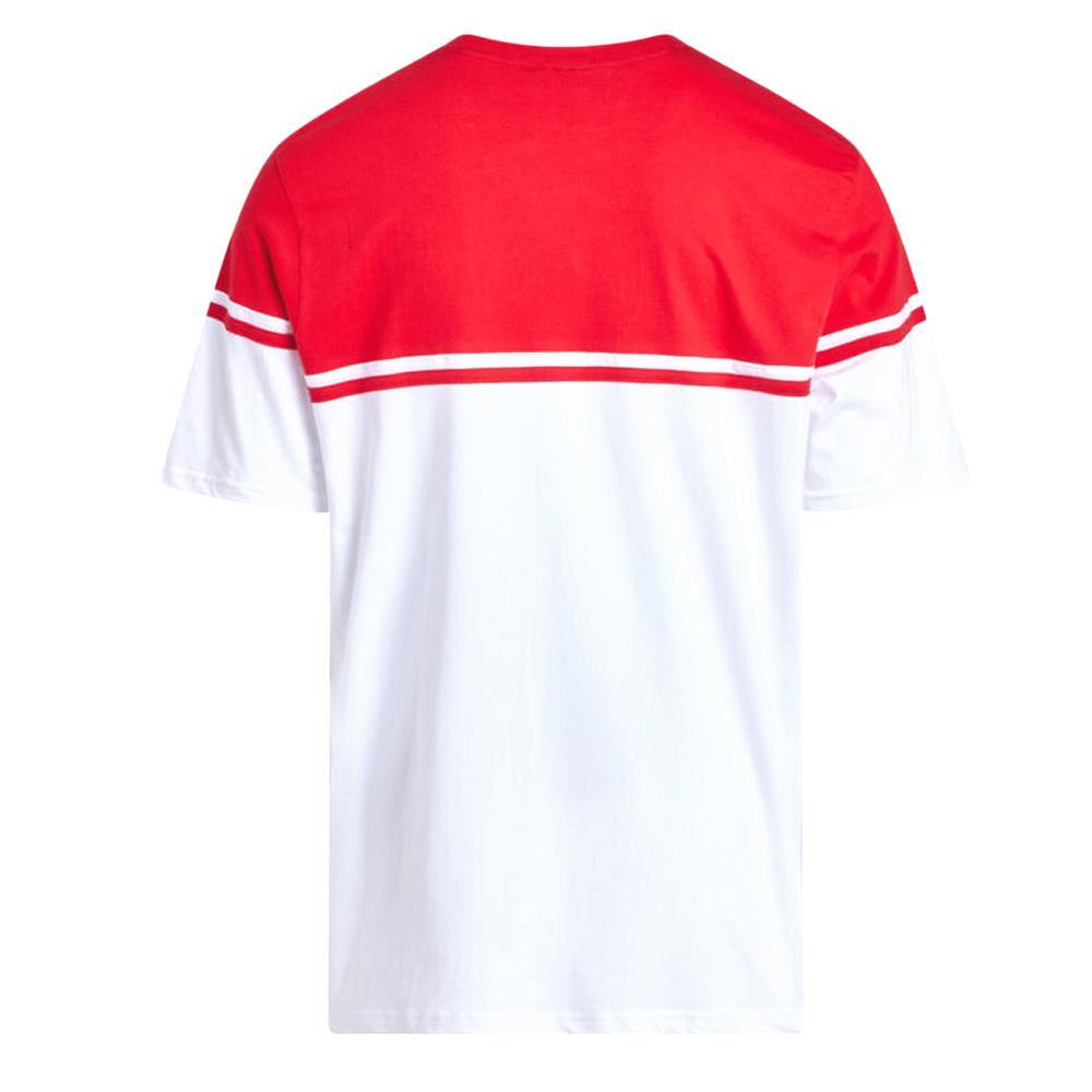 T-shirt Blanc/Rouge Homme Fila Print 2/2
