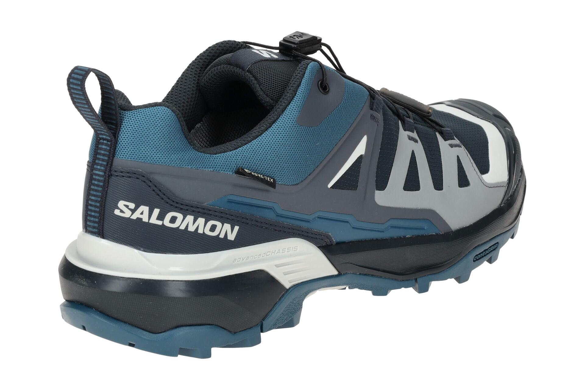 Salomon X Ultra 360 GTX Schuhe blau grau GORE-TEX 474534 4/7