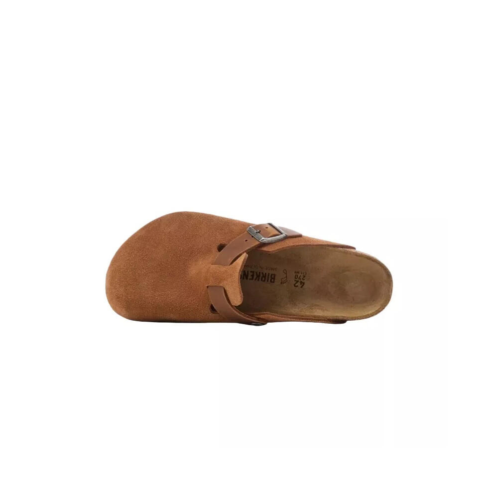 Chausson slippers Birkenstock BOSTON SUEDE étroite 4/5