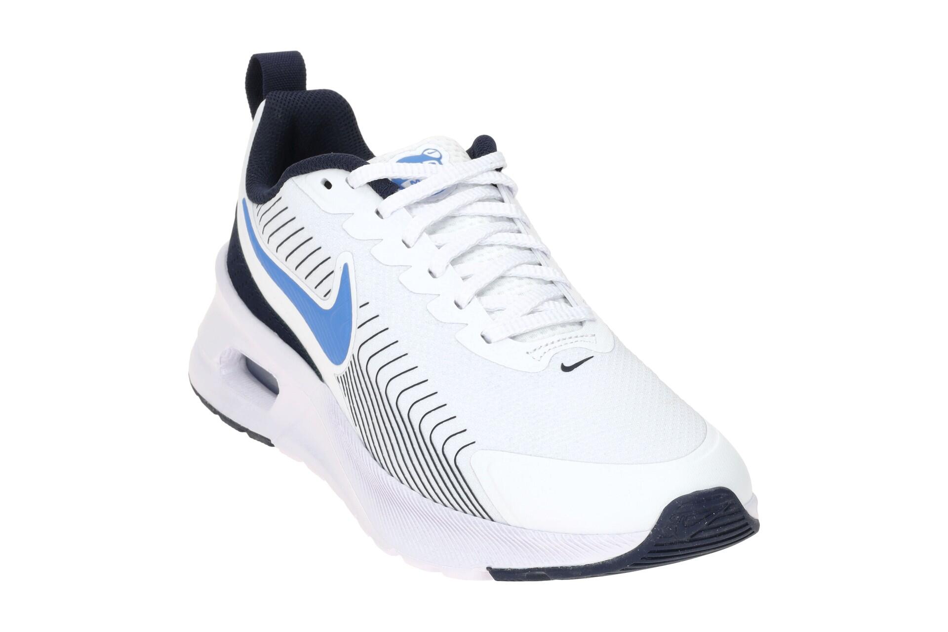 NIKE AIR MAX Nuaxis Schuhe weiß blau Herren Trainer 3/7