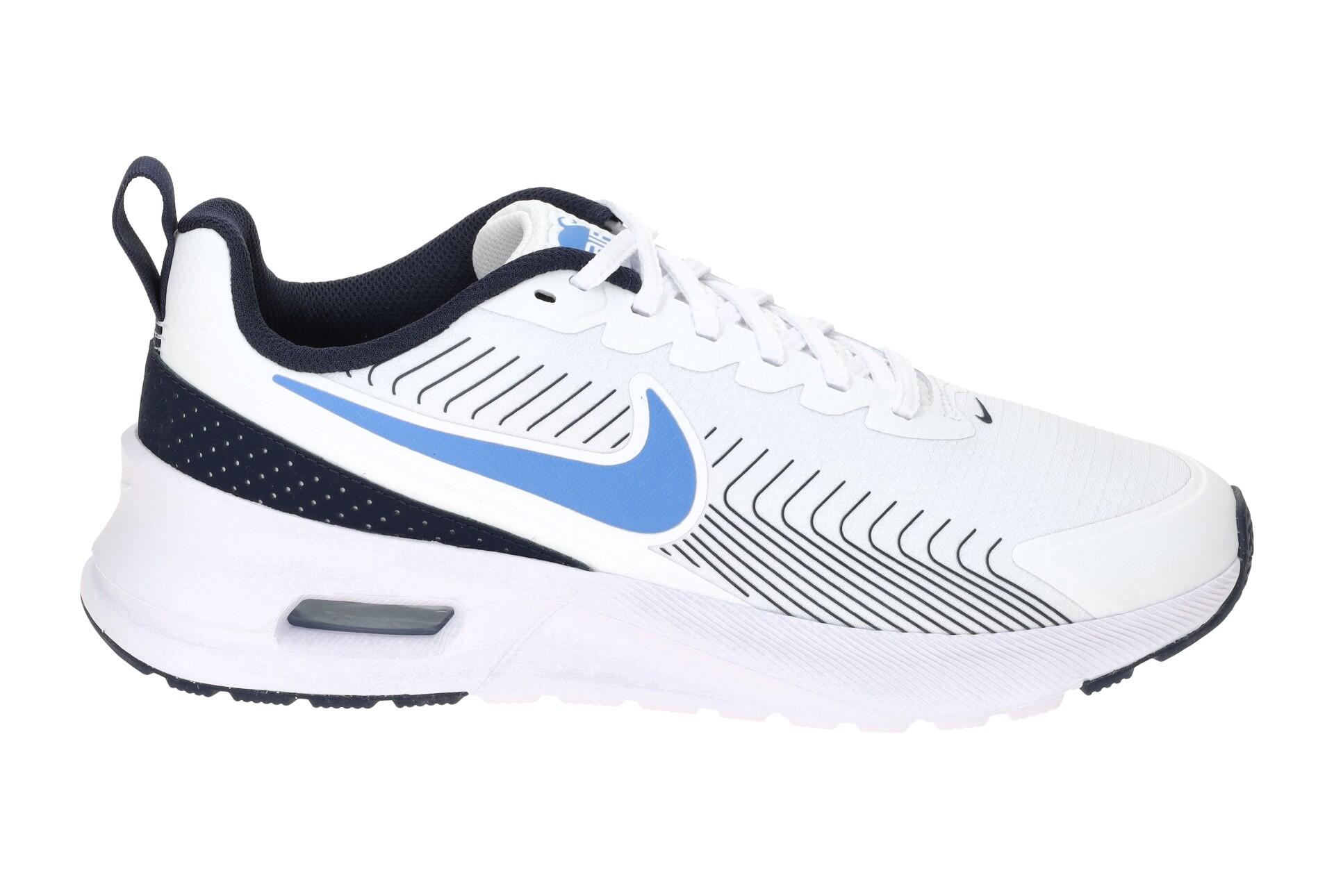 NIKE AIR MAX Nuaxis Schuhe weiß blau Herren Trainer 2/7
