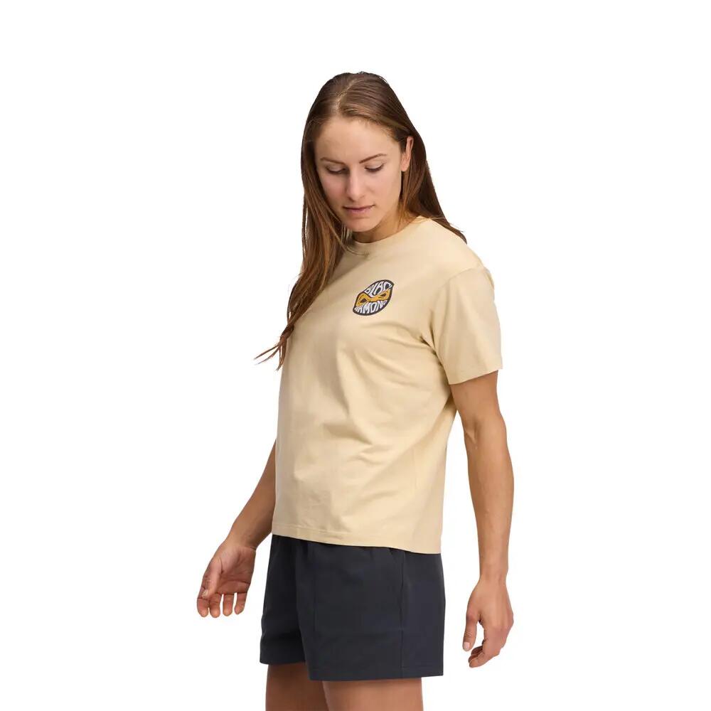 Dames-T-shirt Black Diamond Rope Badge 3/3