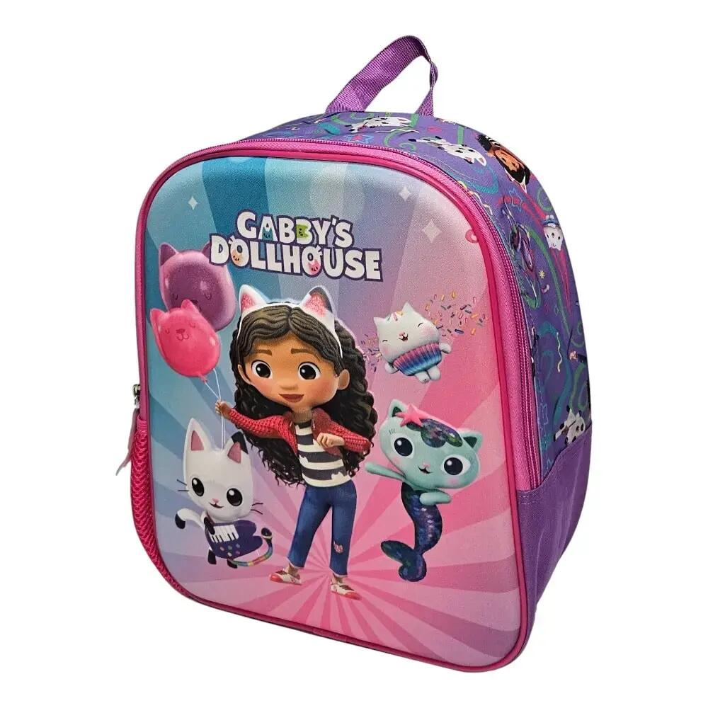 Rucsac 3D, 30x24x12 cm, multicolor, bretele ajustabile, Gabby's Dollhouse 2/3