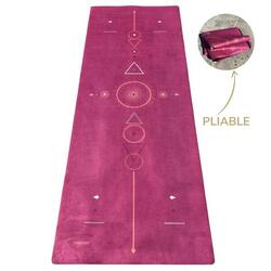 Tapis de yoga Voyage Samadhi framboise