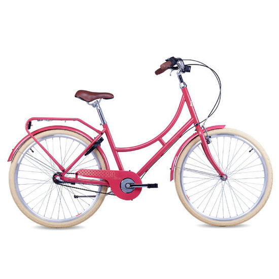 chiX classic, 24 Zoll Kinderfahrrad, 3-Gang, Braun, 130–145 cm