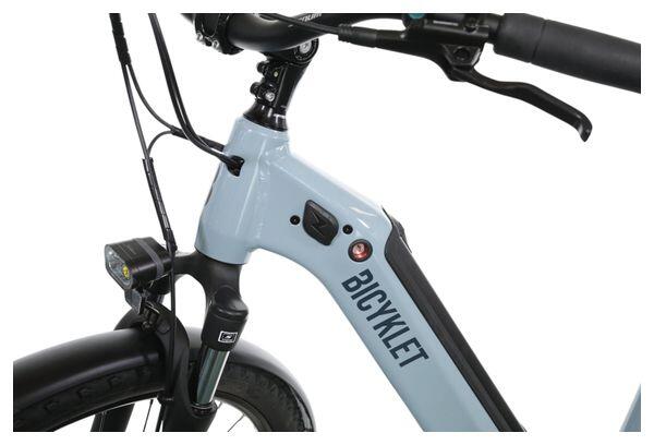 VTC Électrique Bicyklet Lucien Shimano Alivio 9V 400 Wh 29'' Bleu Givré 7/7