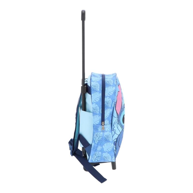 Rucsac tip Troler pentru gradinita, 31x24x10 cm, albastru, Stitch