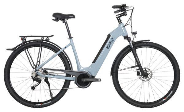 BICYKLET Bicicletta elettrica Lucien Shimano Alivio 9V 400 Wh 29'' Blu Smerigliato