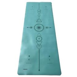 Tapis de yoga antidérapant Star Samadhi Vert d&