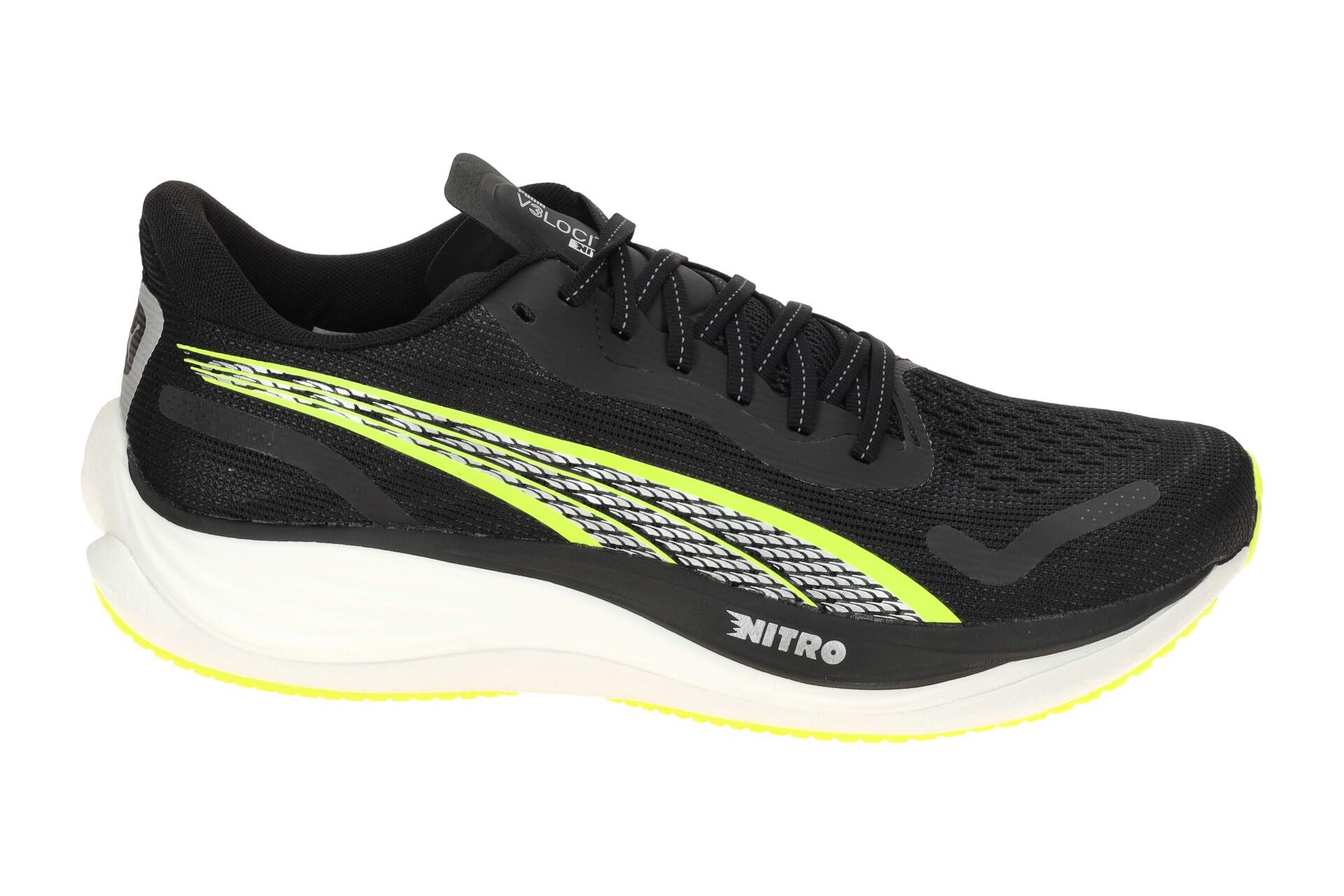 Puma Velocity Nitro Schuhe schwarz gelb Herren Sportschuhe Sneaker 2/7