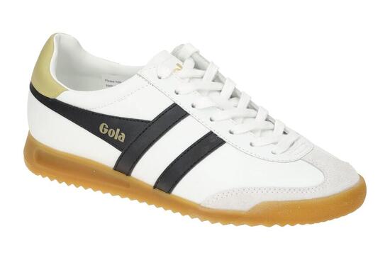 Gola Torpedo Leather Sneakers Schuhe weiß schwarz CLB622