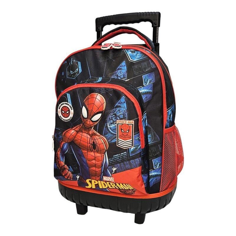 Rucsac tip troler cu bretele ajustabile si intarite, Grande, Spiderman