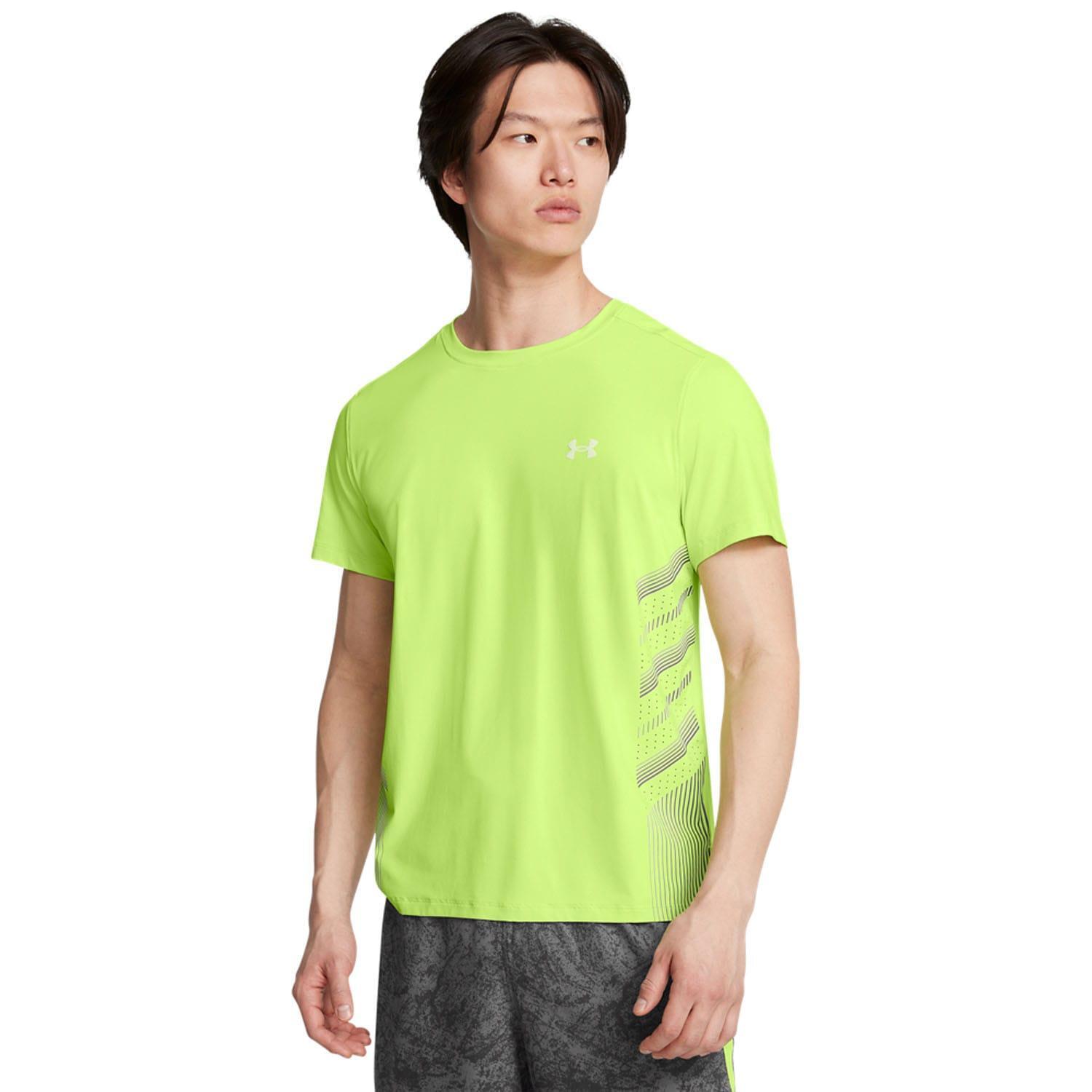 UNDER ARMOUR Maglietta Grafica Uomo Under Armour Launch Elite Verde